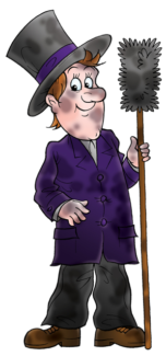 Chimney Sweep Soot Image - Nashville TN - Ashbusters Chimney Service