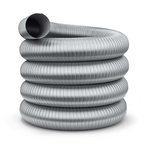 Flexible chimney flue liner duct pipe